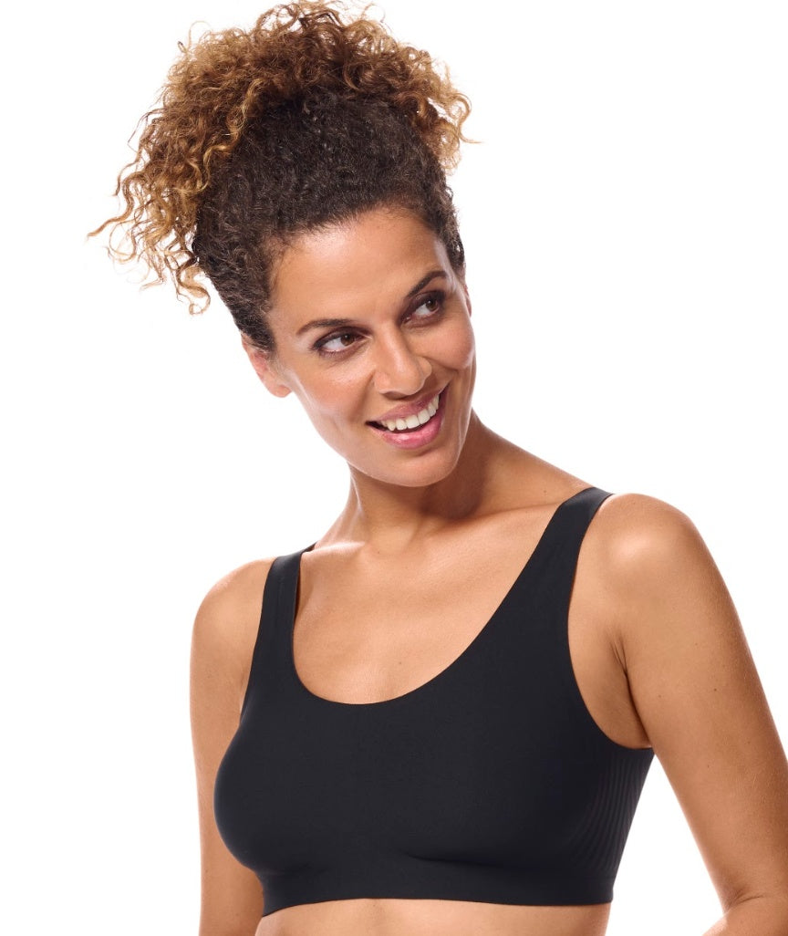 Amoena Linda Wire-Free Bra - Black