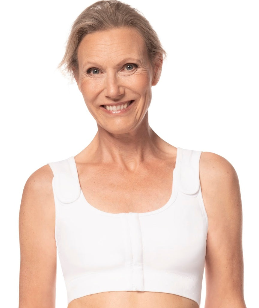 Amoena Sina Post Surgery Bra - White