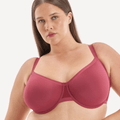 Nala Bio Balconette Bra - Burnt Fig