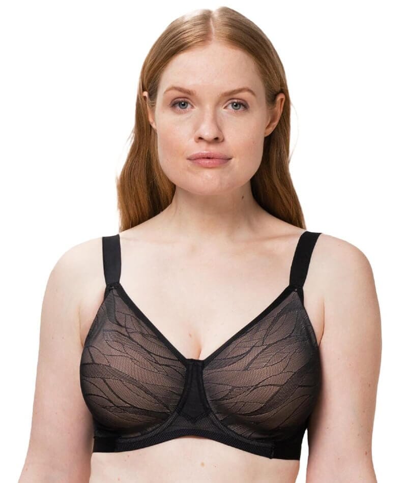 Triumph Airy Sensation Minimizer Bra - Black