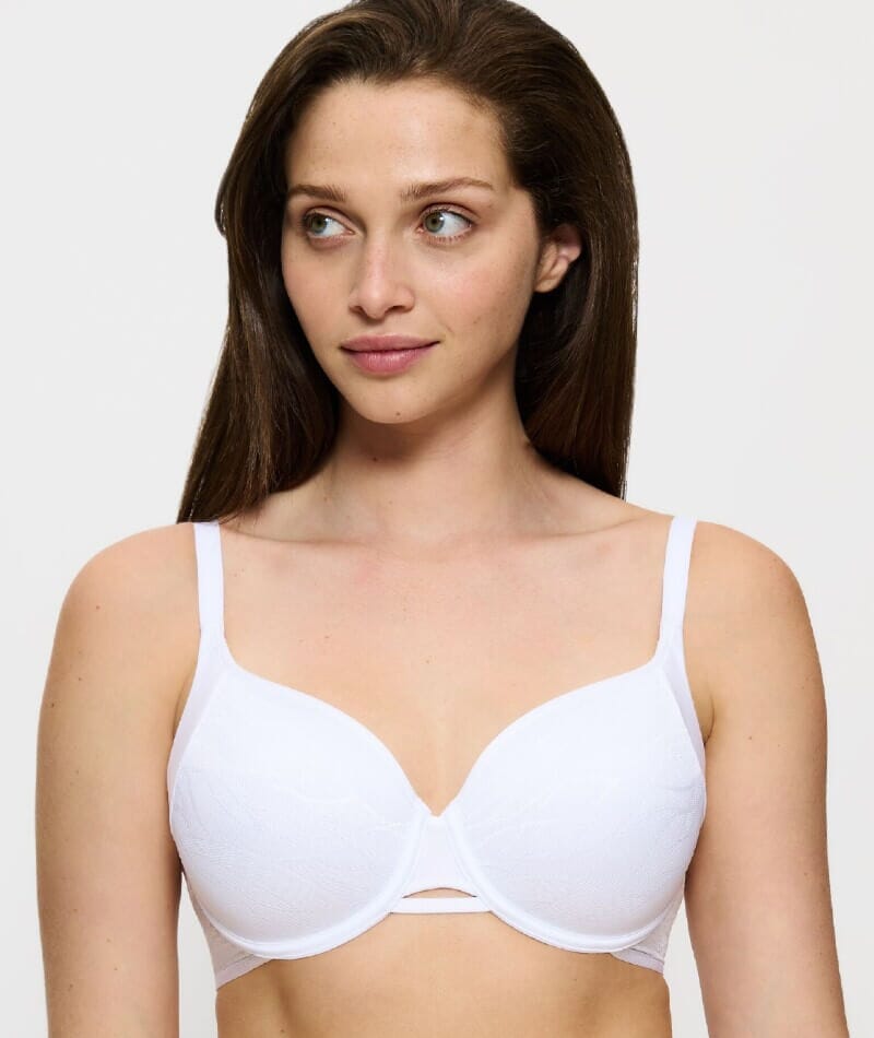 Triumph Airy Sensation Spacer T-Shirt Bra - White Bras 