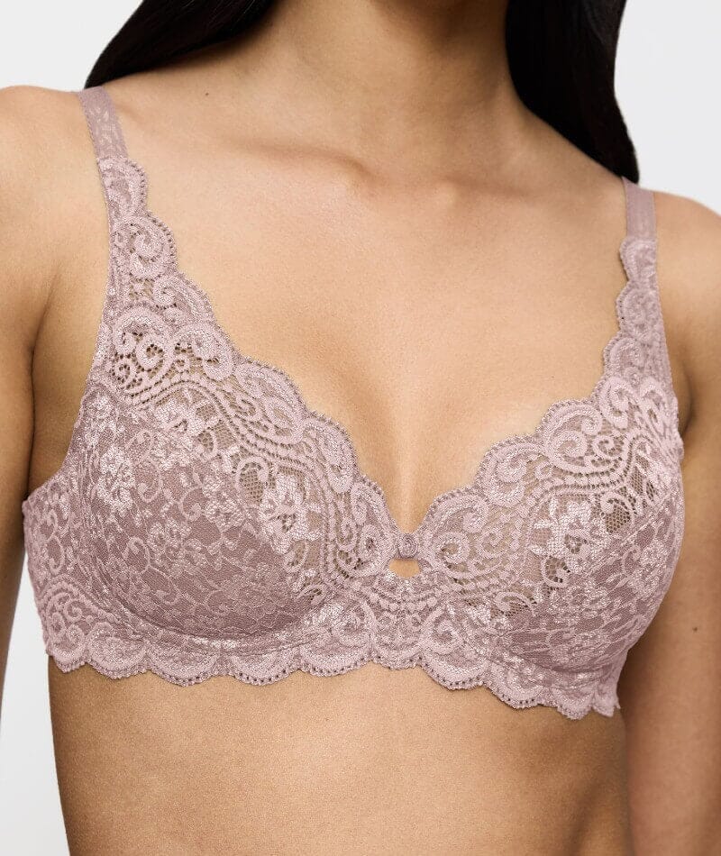 Triumph Amourette Balconette Underwire Bra - Mauve Rose Bras 