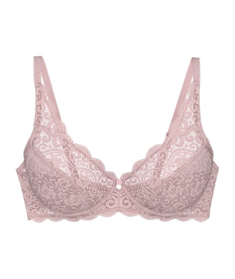 Triumph Amourette Balconette Underwire Bra - Mauve Rose Bras 