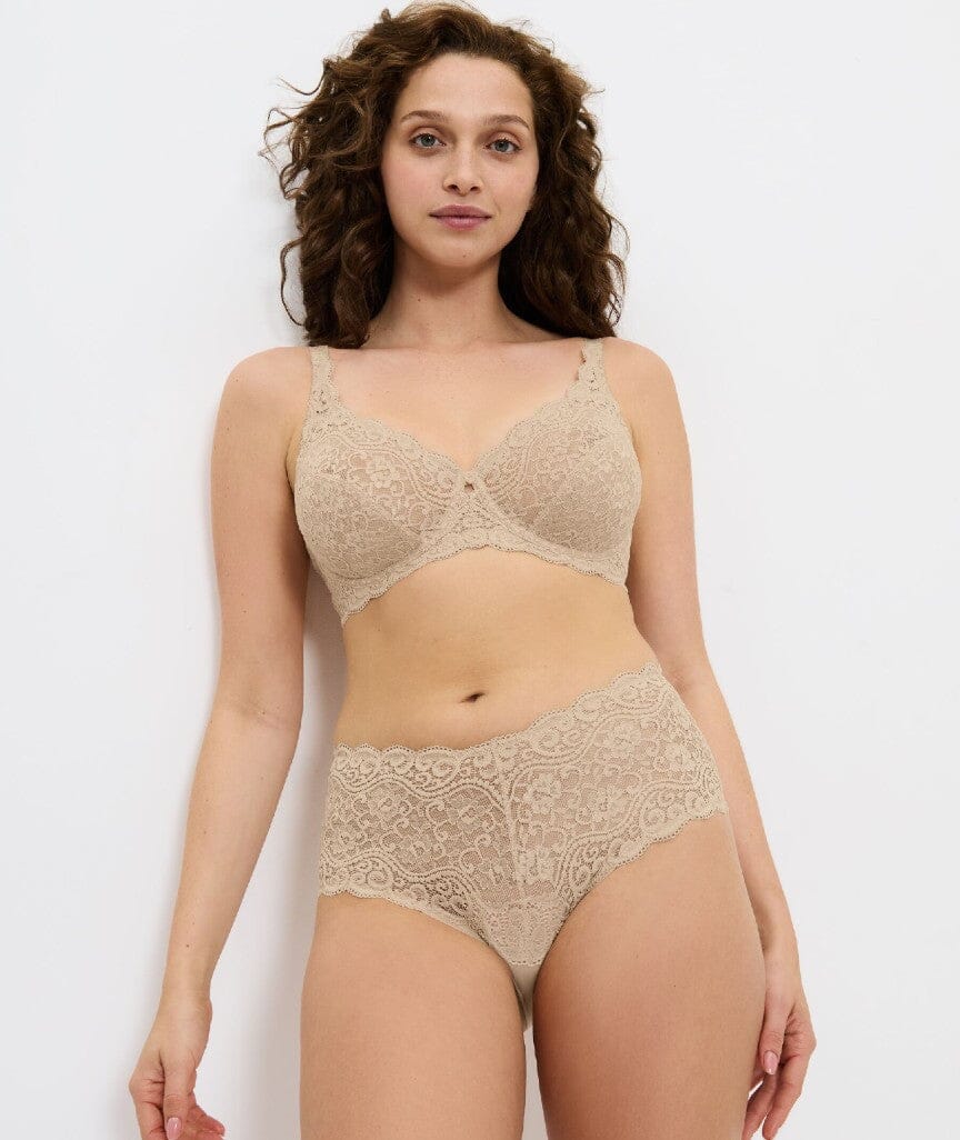 Triumph Amourette Balconette Underwire Non-Padded Bra - Skin Bras 