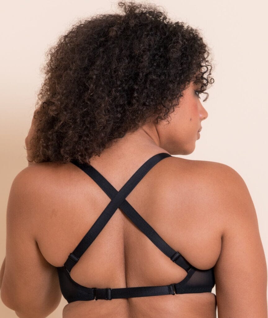 Curvy Kate Superhero Multiway Padded Plunge Bra - Black Bras 