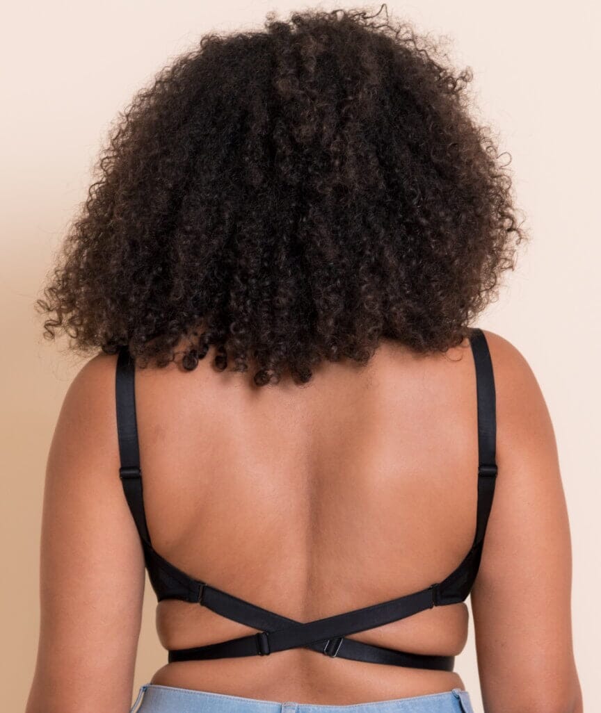 Curvy Kate Superhero Multiway Padded Plunge Bra - Black Bras 