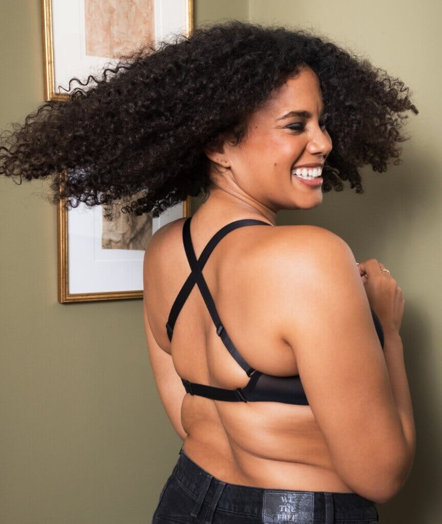 Curvy Kate Superhero Multiway Padded Plunge Bra - Black Bras 