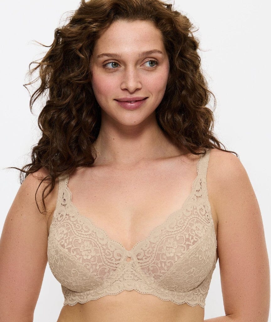 Triumph Amourette Balconette Underwire Non-Padded Bra - Skin Bras 