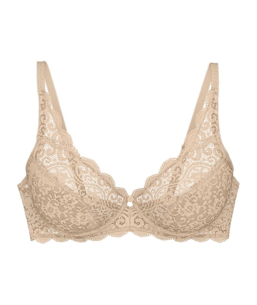 Triumph Amourette Balconette Underwire Non-Padded Bra - Skin Bras 