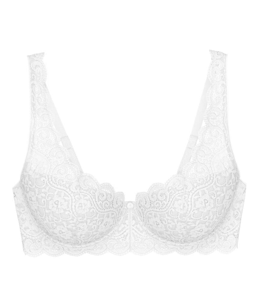 Triumph Amourette Balconette Underwire Non-Padded Bra - White Bras 