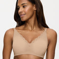 Triumph Amourette Wire-Free Minimizer Bra - Skin