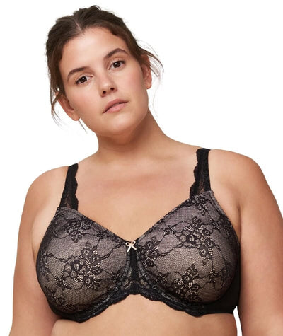 Triumph Contouring Sensation Minimizer Bra - Black Bras