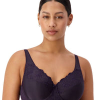 Triumph Embroidered Minimizer Bra - Blueberry