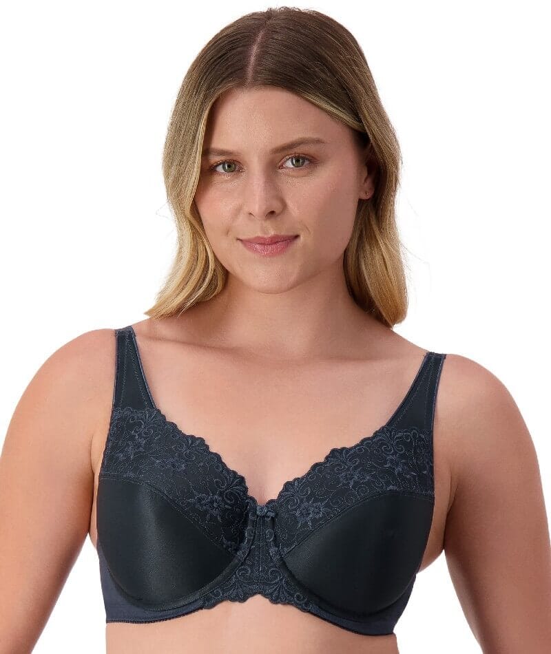 Triumph Embroidered Minimiser Bra 2 Pack - Misty Lilac/Nuit Bras 