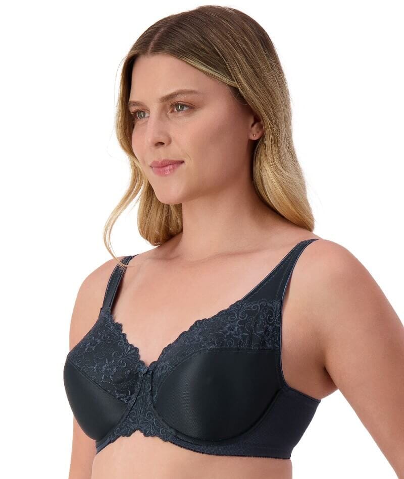 Triumph Embroidered Minimiser Bra 2 Pack - Misty Lilac/Nuit Bras 