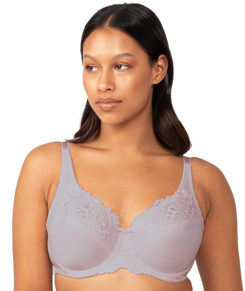 Triumph Embroidered Minimiser Bra 2 Pack - Misty Lilac/Nuit Bras 