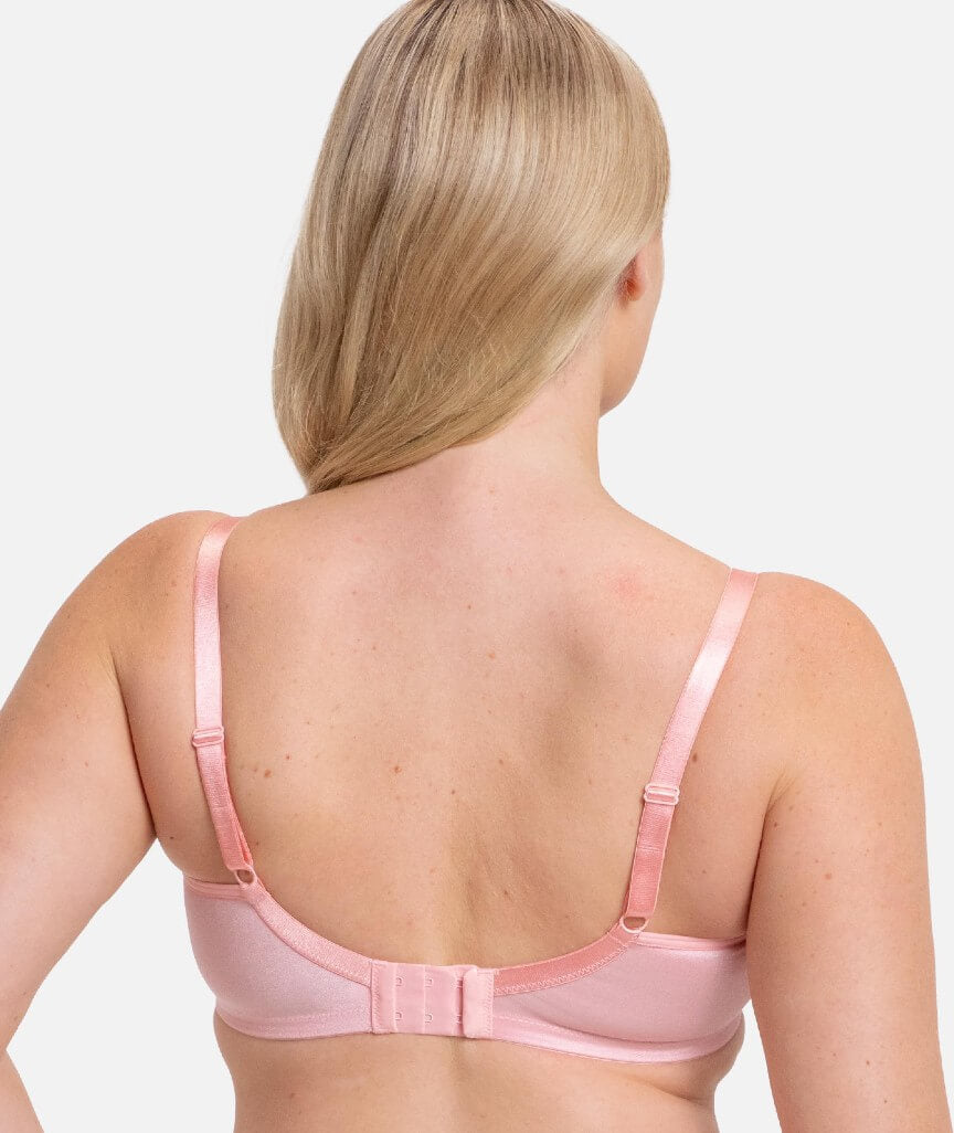 Triumph Embroidered Minimizer Bra - Strawberry Cream