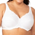 Triumph Embroidered Minimizer Bra - White