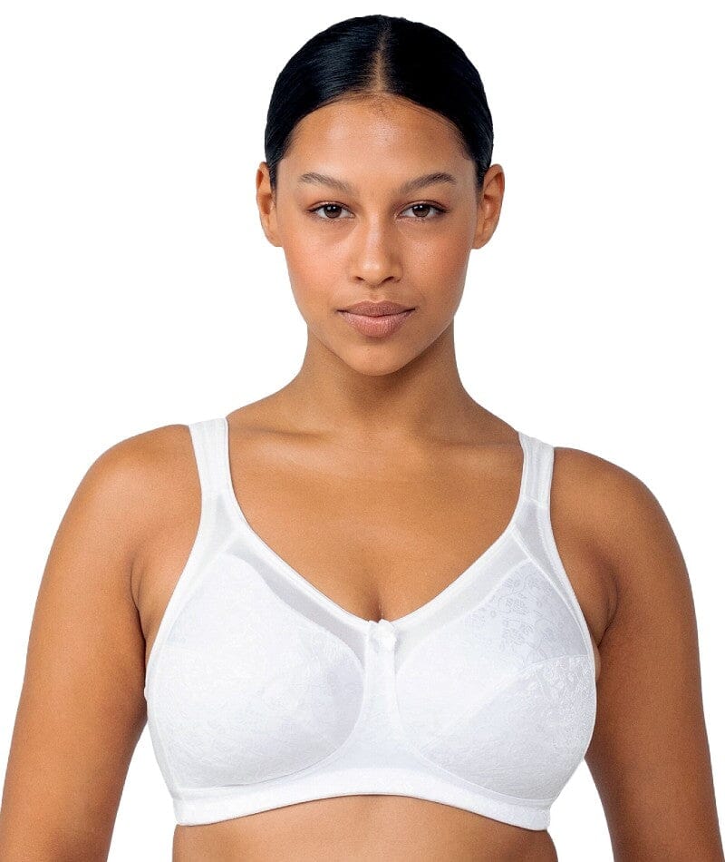 Triumph Endless Comfort Soft Cup Wire-Free Bra - White - Curvy