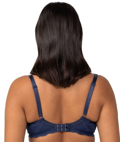 Triumph Essential Lace Balconette Bra - Navy Blue Bras