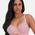 Triumph Essential Lace Balconette Bra - Sunrose Pink