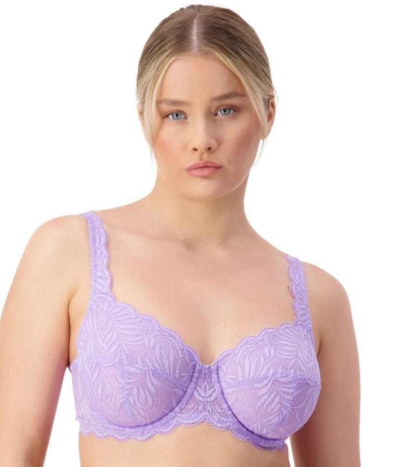 Triumph Essential Lace Balconette Bra - Sweet Lavender - Curvy