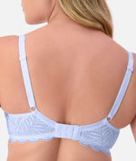 Triumph Essential Lace Balconette Bra - Wedgewood Blue