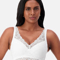 Triumph Essential Lace Wire-free Bra - White