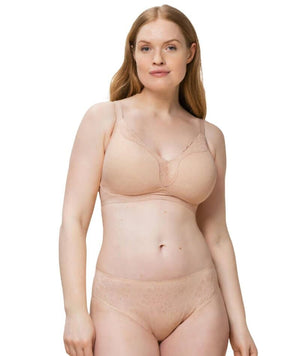 thumbnailTriumph Fit Smart Plunge Padded Wire-free Bra - Light Brown Bras 