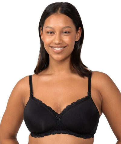 Triumph Gorgeous Mama Lace Maternity & Nursing Wire-free Bra - Black Bras