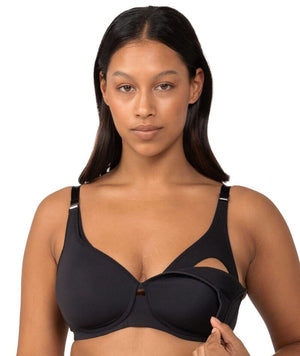 Triumph Gorgeous Maternity Padded Wire-free Bra - Black Bras 