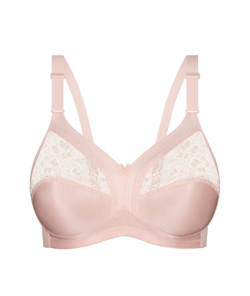 Triumph Kiss of Cotton Wire-free Bra - Fresh Powder Bras 