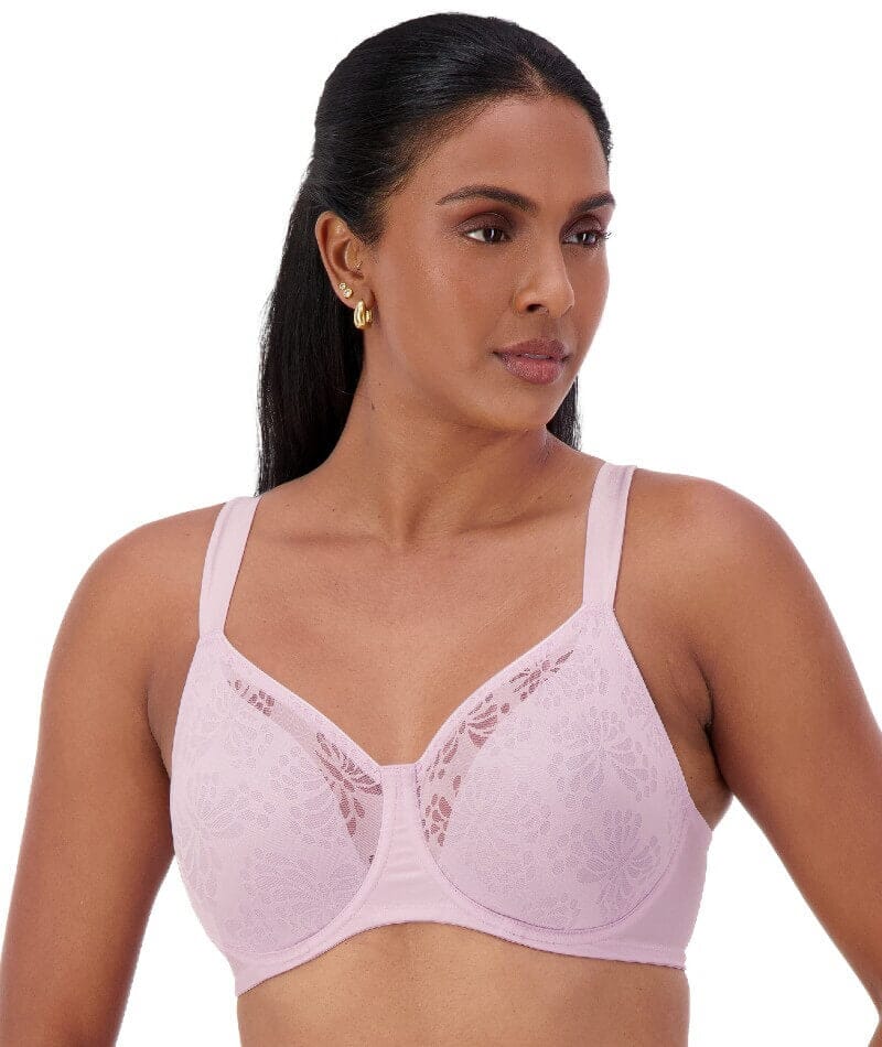 Triumph Lacy Minimizer 2 Pack Bra - Opale/Crocus Bras 