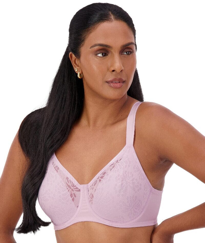 Triumph Lacy Minimizer 2 Pack Bra - Opale/Crocus Bras 