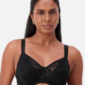 Triumph Lacy Minimizer Bra - Black