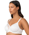 Triumph Lacy Minimizer Bra - White Bras