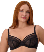 Triumph Sheer Balconette Bra - Black Bras 