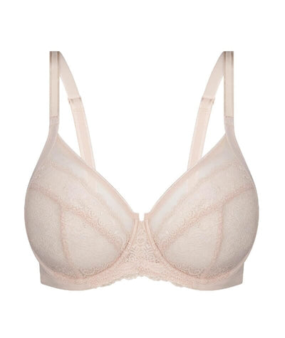 Triumph Sheer Balconette Bra - Nude Pink Bras