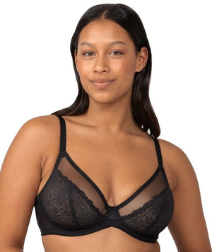 Triumph Sheer Minimizer Bra - Black - Curvy