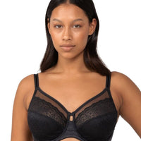 Triumph Sheer Underwired Bra - Black