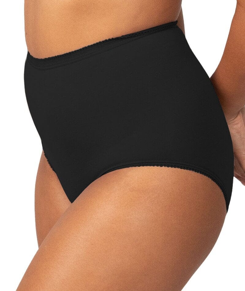 Sloggi Maxi Brief 2 Pack - Black Knickers 