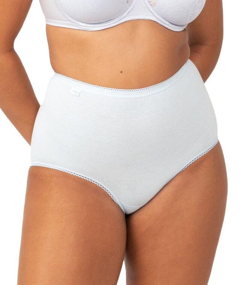 Sloggi Maxi Brief 2 Pack - White Knickers 