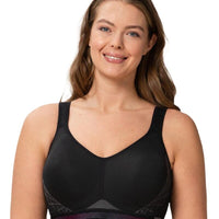 Triumph Triaction Cardio Flow Wire-free Sports Bra - Black