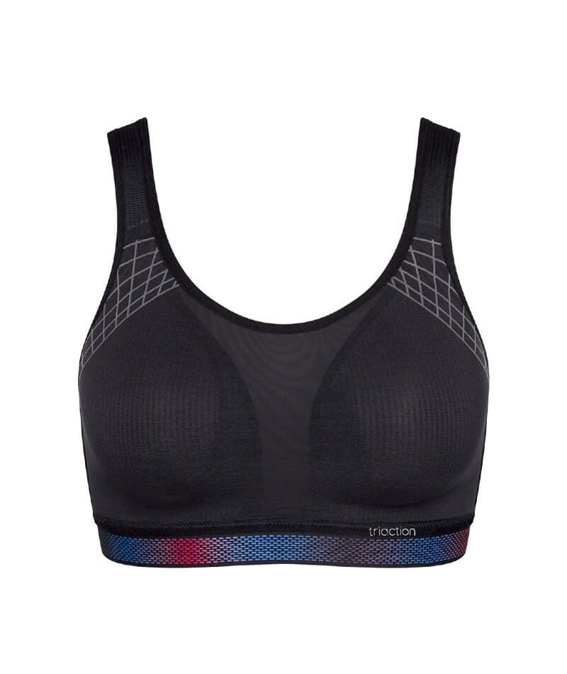 Triumph Triaction Cardio Cloud Wire-free Sports Bra - Black Bras 