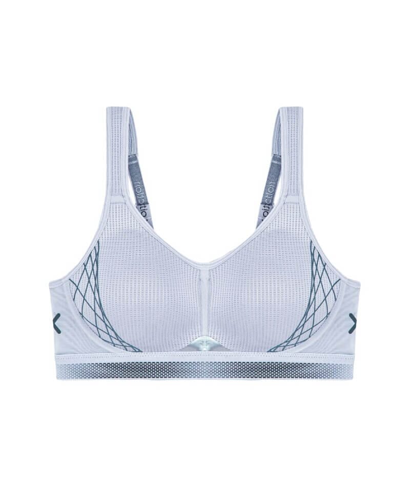 Triumph Triaction Cardio Flow Wire-free Sports Bra - Platinum Bras 