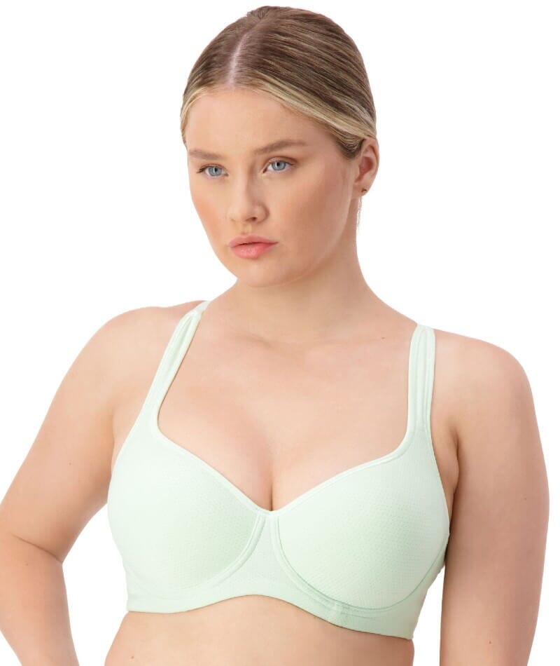 Triumph Triaction Racerback Sports Bra - Mint Frappe - Curvy