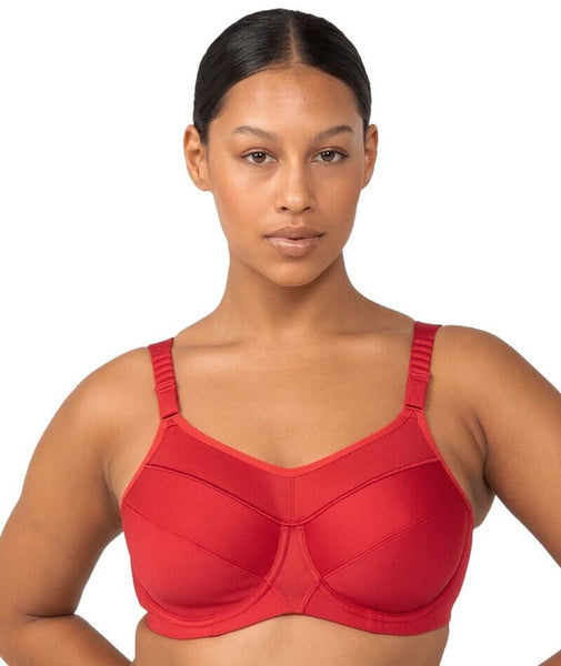 Buy Triumph Triaction Balance Non-Wired Padded Bra - Red online