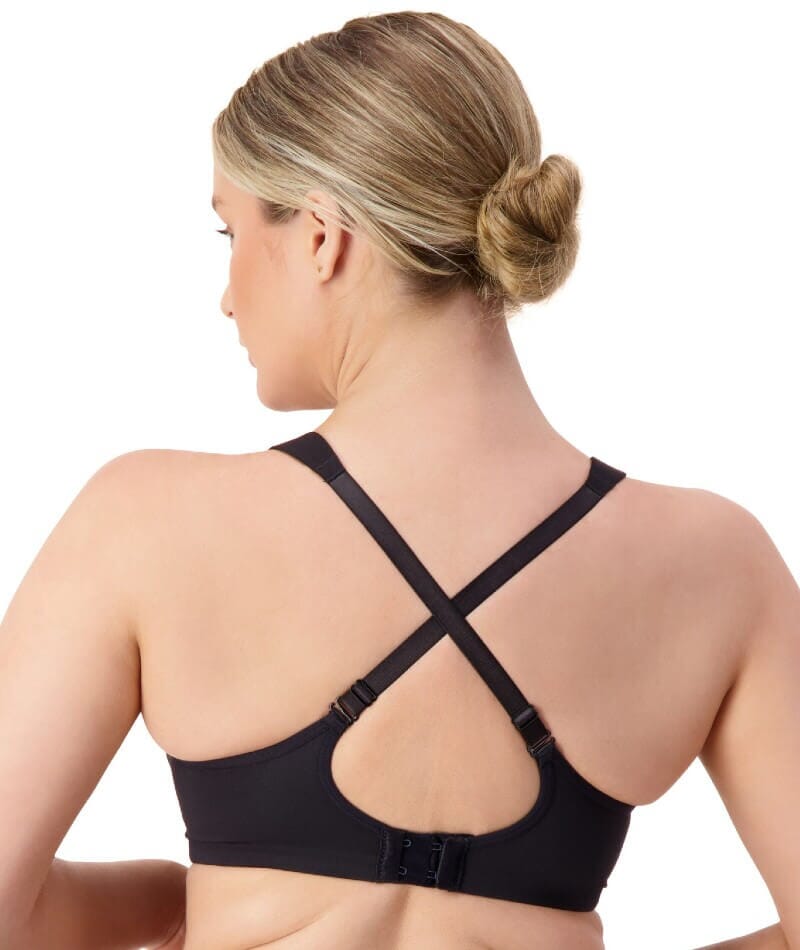 Triumph Triaction Ultra Underwired Padded Sports Bra - Black - Curvy