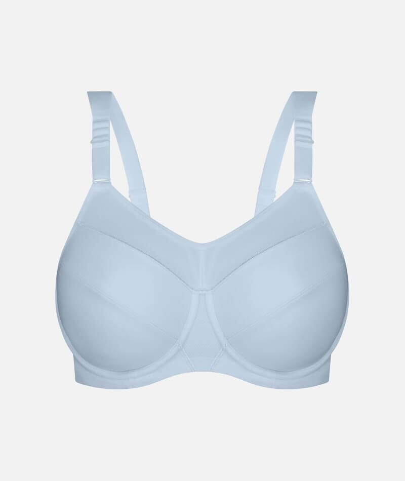 Triumph Triaction Ultra Underwired Sports Bra - Powder Blue Bras 