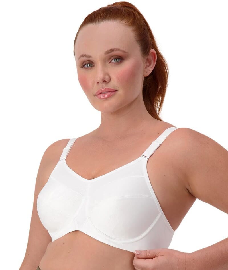 Triumph Triaction Ultra Underwired Sports Bra - White Bras 